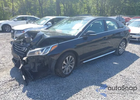 2015 Hyundai Sonata Sport из США, поврежденный, VIN 5NPE34AF0FH158244